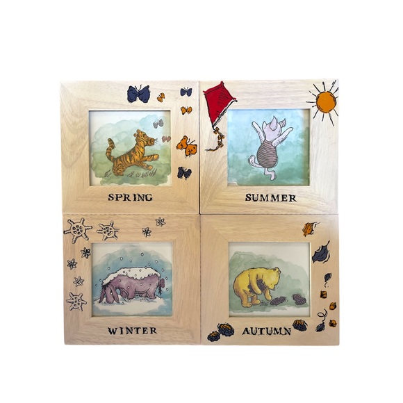 Disney Winnie the Poo and friends framed artwork. - Picture 1 of 8